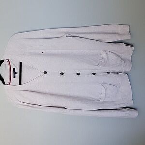 Tommy Hilfiger Women's Cotton button down V neck cardigan XXL VSCO Preppy Twee